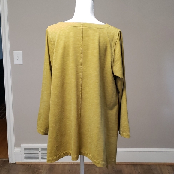 REDUCED 1.23.22 - Cheyenne Dijon Yellow Long Sleeve Tunic S/M - Picture 3 of 7